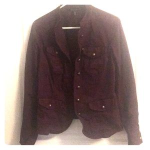 Maroon White House Black Market Jacket